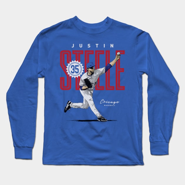 Justin Steele Chicago C Card Long Sleeve T-Shirt by Jesse Gorrell
